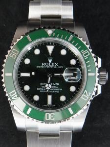 ロレックス サブマリーナ 116610LV 綺麗な中古 有効保証書等全て有