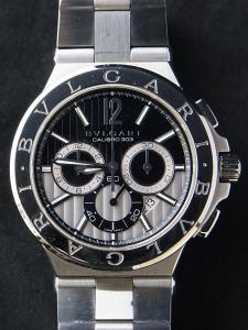 ブルガリ ディアゴノ DG42BSSDCH 綺麗なこコンディションの中古 箱・保証書有