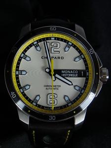 ショパール グランプリモナコヒストリック 168568-3001 中古コンディションの 箱・保証書有ショパールヒストリックグランプリ168568-3001