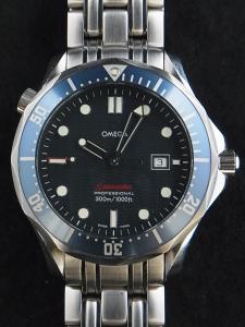 オメガ シーマスター 2221_80 中古　ブレスさびあり、ベゼル良好 発売当時箱・保証書有