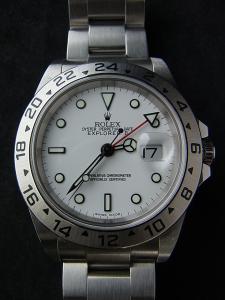ロレックス エクスプローラー2 16570 中古 ロレックス正規店大丸デパート発行保証書有