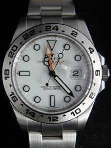 ロレックス エクスプローラー2 216570 中古 純正箱・保証書、余りコマあり