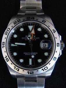 ロレックス エクスプローラー2 216570 中古 ロレックス純正ボックス・保証書２０１３年日付付属