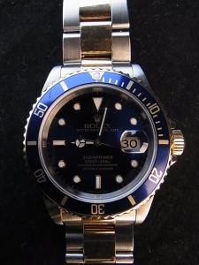 ロレックス サブマリーナ 16613 中古 箱・保証書（日本ロレックス旧ギャランティーカード）