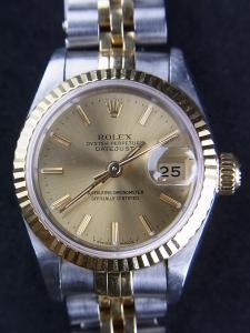 ロレックス デイトジャスト 69173 中古 内箱、外箱、保証書あり　余りコマ2つ