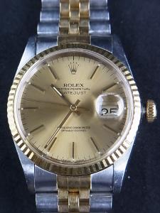 ロレックス デイトジャスト 16233 中古 内箱、外箱、保証書あり　余りコマ3つ