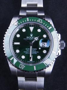 ロレックス サブマリーナ 116610LV 中古 内箱、外箱、保証書あり