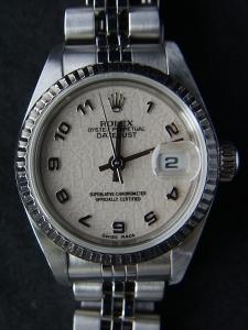 ロレックス デイトジャスト 79174 中古 内箱外箱保証書コマ5つ