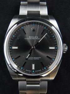 ロレックス オイスターパーペチュアル 114300 中古 内箱、外箱、保証書、コマ2つ