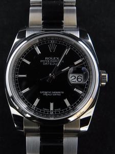 ロレックス デイトジャスト 116200 中古 内箱、外箱、保証書、コマ2つ