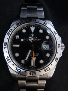 ロレックス エクスプローラー2 216570 中古 内箱外箱保証書コマ2つ