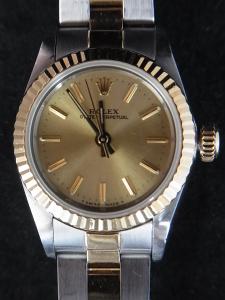 ロレックス オイスターパーペチュアル 67193 中古 内箱保証書