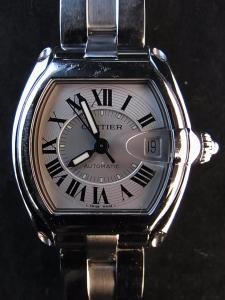 カルティエ ロードスター W62000V3 中古 内箱 外箱 保証書 余りコマ5つ