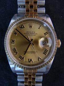 ロレックス デイトジャスト 16233 中古 内箱 外箱 保証書