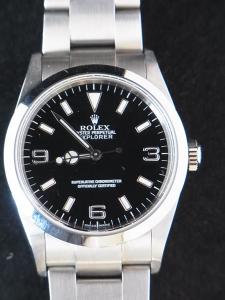 ロレックス エクスプローラー1 114270 中古 内箱 外箱 保証書 余りコマ1つ