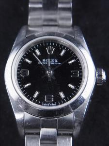 ロレックス オイスターパーペチュアル 76080 中古 内箱 外箱 保証書 余りコマ1つ