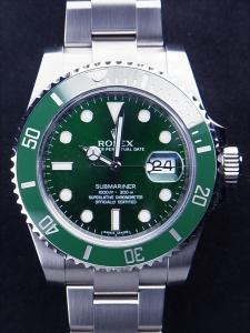 ロレックス サブマリーナ 116610LV 中古 内箱、外箱、保証書