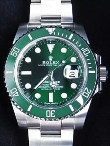 ロレックス サブマリーナ 116610LV 中古 内箱 外箱 保証書 余りコマ2つ