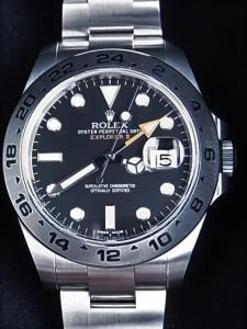 ロレックス エクスプローラー2 216570 中古 内箱 外箱 保証書 余りコマ2つ