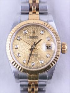 ロレックス デイトジャスト 79173G 中古 内箱 外箱 保証書 余りコマ3つ