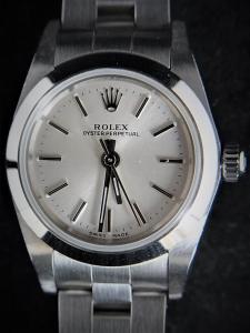ロレックス オイスターパーペチュアル 76080 中古 内箱 外箱 保証書 余りコマ1つ
