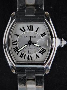 カルティエ ロードスター W62000V3 中古 内箱 外箱 保証書 余りコマ2つ