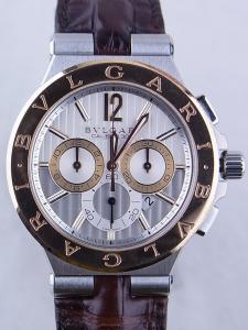 ブルガリ ディアゴノ DG42C6SPGLDCH 中古 内箱 保証書