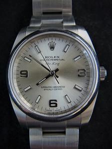 ロレックス エアキング 114200 中古 内箱外箱保証書コマ1つ