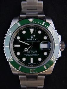 ロレックス サブマリーナ 116610LV 中古 内箱外箱保証書コマ2つ
