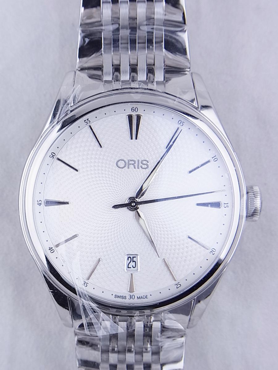 オリス アートリエ 73377214051M シルバー文字盤 デイト(新品状態)