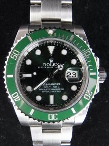 ロレックス サブマリーナ 116610LV 中古 日本ロレックス発行保証書、純正ロレックスボックス有