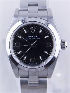 ロレックス オイスターパーペチュアル 76080 中古 内箱 外箱 保証書 余りコマ1つ