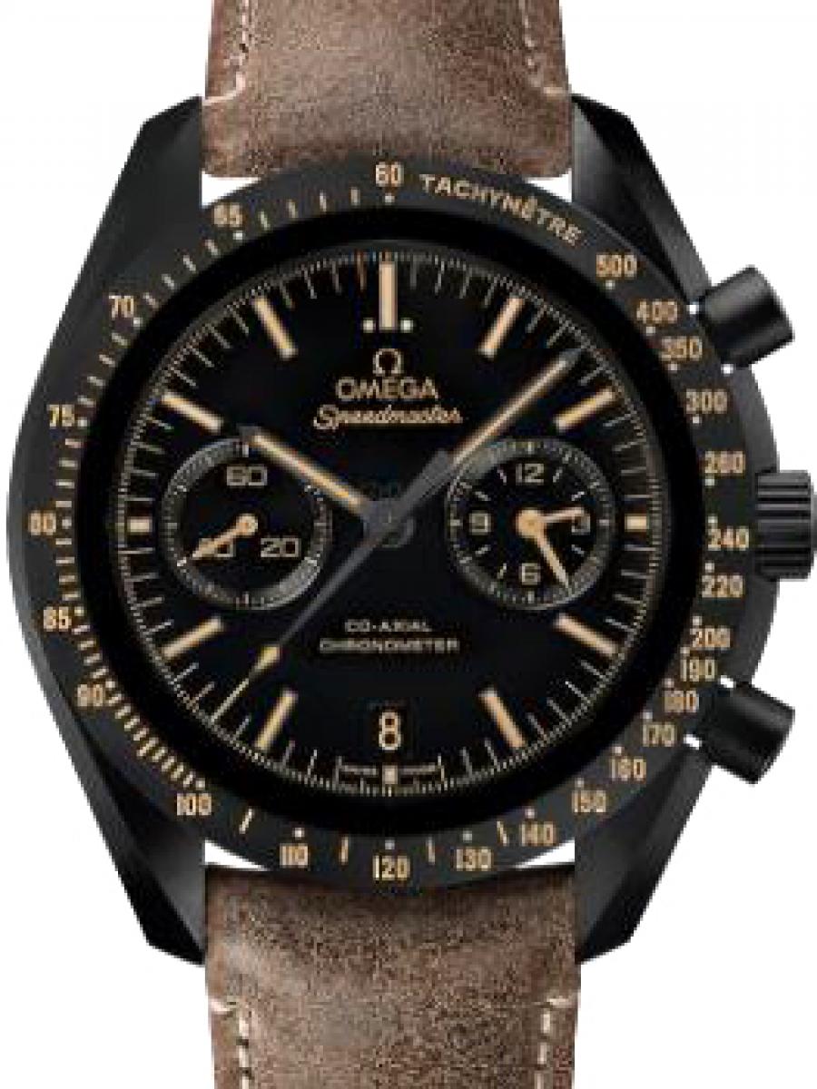 オメガ スピードマスター 311.92.44.51.01.006 ブラック ダークサイドムーン(かなり綺麗な中古、ほぼ未使用状態、バックルキズあり)
