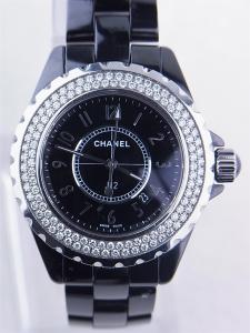 シャネル J12 H0949 中古 内箱 外箱 保証書 余りコマ3つ