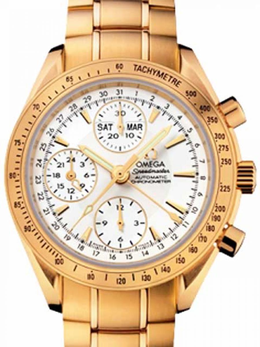 オメガ スピードマスター 323.50.40.44.02.001 シルバー イエローゴールドデイデイト(中古)
