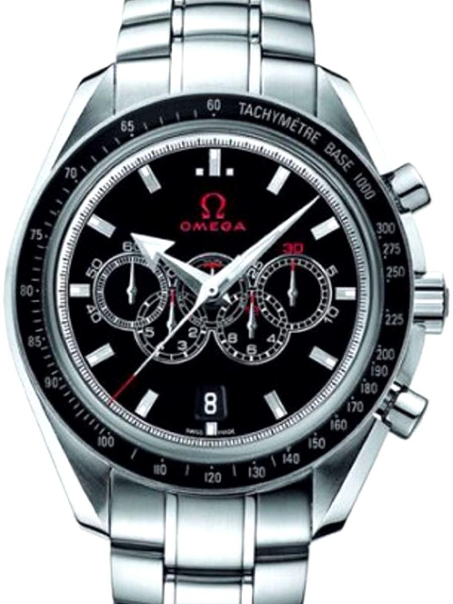 オメガ スピードマスター 321.30.44.52.01.001 ブラック オリンピック限定 オリンピックコレクション(中古※スクラッチ一部あり)