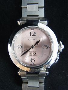 カルティエ パシャ W31058M7 中古 内箱 外箱 保証書 余りコマ3つ