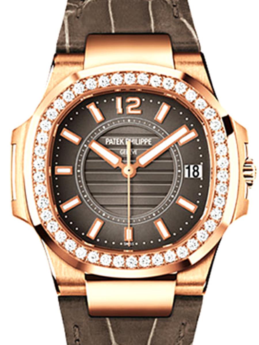 パテックフィリップ ノーチラス 7010R-010 グレー ダイヤモンド巻きベゼル(未使用)