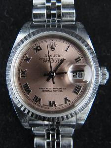 ロレックス デイトジャスト 79174 傷の多い中古 内箱 外箱 保証書 余りコマ1つ