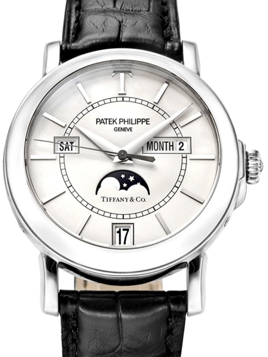パテックフィリップ アニュアルカレンダー 5150G“T-150” アイボリー 150周年ティファニーＷネーム ムーンフェイズ(中古)