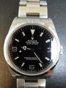 ロレックス エクスプローラー1 114270 中古 内箱 外箱 保証書 余りコマ2つ