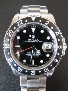 ロレックス GMTマスター2 16710 中古 内箱 外箱 保証書 余りコマ1つ