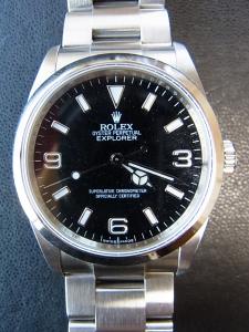 ロレックス エクスプローラー1 114270 中古 内箱 外箱 保証書 余りコマ3つ