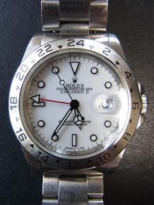 ロレックス エクスプローラー2 16570 中古 保証書