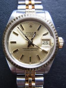 ロレックス デイトジャスト 69173 中古 内箱 外箱 保証書