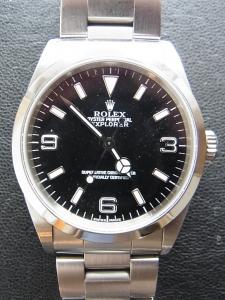 ロレックス エクスプローラー1 14270 中古 内箱 外箱 余りコマ1つ