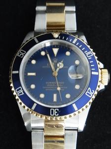 ロレックス サブマリーナ 16613 キズの多い中古 内箱 外箱 保証書 余りコマ1つ