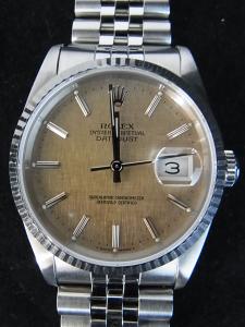 ロレックス デイトジャスト 16234 中古 内箱 外箱 保証書 余りコマ3つ