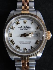 ロレックス デイトジャスト 69173 中古 内箱 外箱 保証書 余りコマ4つ