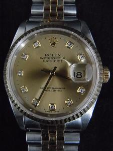 ロレックス デイトジャスト 16233G 中古 内箱 外箱 保証書